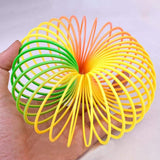 Rainbow Spring Rainbow Spring Toys Slinky Slinky Spring Toy Toy For Kids For Kids Adults Of All Age Group For Birthdays Compact And Portable Easy To Carry (1 Pc)
