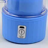 Portable Electric Juicer With Handle  Straw USB Rechargeable 6 Stainless Steel Blades (500 ML)