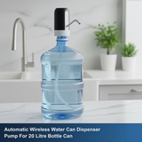 Automatic Wireless Portable Mini Rechargeable Water Bottle Can Dispenser Pump Up to 20 Liter Bottle With USB Cable
