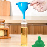 Silicone Funnel For Pouring Oil Sauce Water Juice And Small Food-Grains ,Food Grade Silicone Funnel (1 PC Green)