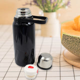 Stainless Steel Water Bottle Vacuum Insulated Cup  Bottle With Adjustable Strap, Outdoor Large Capacity Sports Kettle Cups / Bottle(1200 ML)