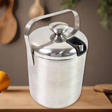 Stainless Steel Ice Buckets With Lid Double-Walled Bar Ice Bucket Set for Home Bar and Parties(1.3 Liters Approx)