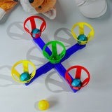 Baskets And Balls Are Fun Toy For Kids With 5 Basket And 5 Balls.