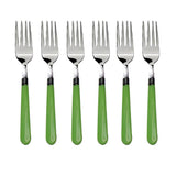 Stainless Steel Forks With Comfortable Grip Dining Fork Set Of 6 Pcs