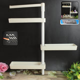 Kitchen Organizer 3 Layer Rotating Shelf Storage Racks Multipurpose Adjustable (1 Set)