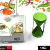 Portable Stainless Steel Handheld Spiral Spiralizer Peeler Vegetable Slicer for Salad and Fruit