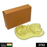 Apple Shape Tray Bowl Used For Serving Snacks And Various Food Stuffs.