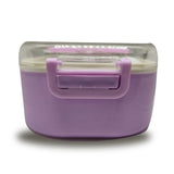 Yummy 2 - Side Click Lunch Box ,Leak Proof ,Food Grade Material  ,With Vent & Sealing Gasket Compact Container For Kids & Adults