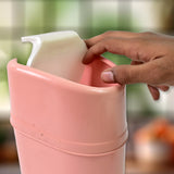 Mini Trash Can Dustbin Plastic Garbage Can With Lid (1 PC)