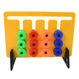 Learning Toys For Kids, Slide Puzzle Game For Kids, Brain Game For Kids, Color Matching Brain Teasers Logic Game Preschool Educational Toys For Kids Boys Girls Age 3 to 7 Yrs Old, Multicolor (36 Challenges  1 Set)