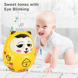 Musical Roly Poly Toys For Baby  Push And Shake Wobbling Toy With Music  Tumbler Doll Toy For Babies  Sound Balancing Doll Toys For Baby Boys Girls 8+ Months Multicolor (1 Pc)