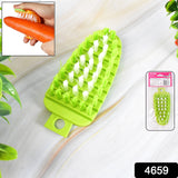 Plastic Vegetable Scrubbing Brush, Vegetable Scrubber Non-Toxic Fruit Brush & Vegetable Brush for Potato for Vegetable (1 Pc)