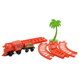 Running Track Along With Coconut Tree For World Express Mini Train Play Set For Kids