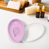 Plastic Soap Dish With Drain Soap Holder Double-layer For Kitchen & Bathroom(1 Pc)
