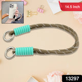 Multipurpose Two Sided Adjustable Hand Wrist Strap Lanyardwith Cellphone Phone Strap (1 Pc  14.5 Inch  Multicolor)