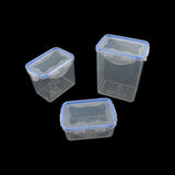 3 PCS Set Of Kitchen Storage Container Set With Food Grade Plastic And Air Seal Lock Lid For Storage Of Grocery Spices Dry Fruits Use For Home Office Restaurant Canteens