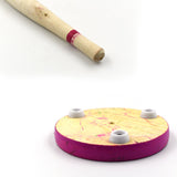Chakla Belan Set Used In All Kinds Of Household Places By Kids And Children’s  Wooden Chakla Belan Playset - Child-Sized Kitchen Utensils for Pretend Cooking - Mini Chakla Belan Toy, Non-Toxic - Small Size