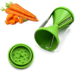 Portable Stainless Steel Handheld Spiral Spiralizer Peeler Vegetable Slicer for Salad and Fruit