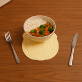 Anti-Slip , Heat-Resistant , Silicone Leaf Design Coaster Set (2 PC)