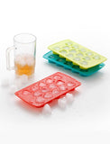 Heart Shape Ice Cube Tray, 14 Grid Chocolate Mold Refrigerator Ice Cube for Cocktail, Whiskey, Fruit Juice, Soft Drink (Multi Color)
