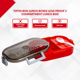 Vassel Plastic Airtight Lock & Seal Lunch Box | 750 ml Tiffin Container for School, Office & Travel