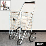 Foldable Shopping Trolley With Wheels ( MOQ - 2 PC)