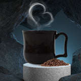 Premium Plastic Coffee  Tea Cups  Mug With Handle (1 PC - Loose  Black)