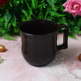 Premium Plastic Coffee  Tea Cups  Mug With Handle (1 PC - Loose  Black)