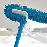 Foldable Microfiber Flexible Fan Cleaning Duster For Quick And Easy Cleaning Of Multi-Purpose Cleaning Of Home, Kitchen, Car, Office With Long Rod(Multi Color)