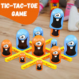 Tic-Tac-Toe Game, Gobble Game, Board Game Indoor, Family to Play and a Classic Home Decor Plastic Kids / Baby Board Game Three in a Row Children& Mind Challenging Strategy Game for Kids &amp; Adults (Multi Color -1 Set)