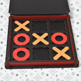 X & Zero Wooden Board Game | Board Games for Adults and Kids | Games for Kids | Kids Brain Development (1 Set)