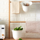 Wall Mounted Multi function Waste Bin Storage Bucket Hanging Trash Can Garbage Bin