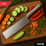 Professional-grade Stainless Steel Vegetable Cleaver Knife 1 Pc