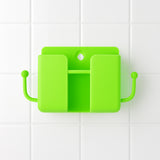 1 Pc Neon Green Wallmount Mobile Stand With Hook