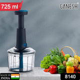 725 ML Capacity Ganesh Bingo Lock-unlock Push Chopper