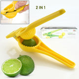 Lemon Squeezer with Bottle Opener, Lemon Crusher, 2 in 1 Lemon Squeezer, Opener + Squeezer - Multicolor
