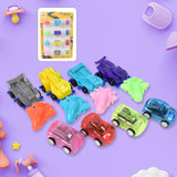 Mini Pull Back Cars & Aero planes Toy Set – 12 Pcs Plastic Pull-Back Vehicles for Children Fun and Imagination!