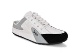 Men's Casual Slip on Black and White Shoes