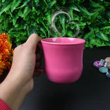 Premium Plastic Coffee  Tea Cups  Mug With Handle (1 Pc -With Color Box -Mix Color)