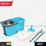 Quick Spin Mop Plastic Spin Bucket Floor Cleaning Mops With Bucket |Easy Wheels  Big Bucket Floor Cleaning Mop