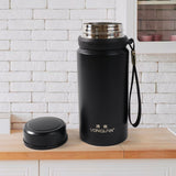Stainless Steel Insulated Vacuum Bottle ,Double Walled Sport Travel Mug, Wide Mouth Leak Proof Flask Thermos Cup(600ML)