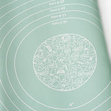 Rolling Baking Mat With Measurements (50X40 Cm) Reusable Non-Stick Food Grade Silicon
