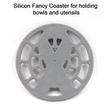 1 PC Silicone Fancy Coaster For Holding Bowls And Utensils Including All Kitchen Purposes.