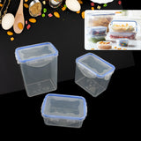 3 PCS Set Of Kitchen Storage Container Set With Food Grade Plastic And Air Seal Lock Lid For Storage Of Grocery Spices Dry Fruits Use For Home Office Restaurant Canteens