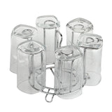 SS Round Glass Stand Used For Holding Sensitive Glasses And All Present In All Kinds Of Kitchens Of Official And Household Places Etc.