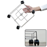 SS Square Oil Stand For Carrying Oil Bottles And Jars Easily Without Any Problem.