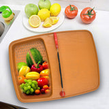 Cut N Wash Box And Tray Used In All Kinds Of Household Kitchen Purposes For Cutting And Washing Within Of Fruits And Vegetables.