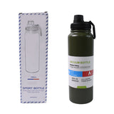 Stainless Steel Double Wall Vacuum-insulated Drink Water Bottle (1000 ML- Mix Color)
