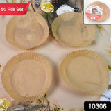 Round Air Fryer Disposable Paper Liner  (50 Pcs Set - 160mmx45mm)