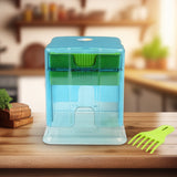 2 In 1 Potato Chipper  Slicer , French Fries Maker , Finger Chips  Plastic , Two Blades Finger Chips Cutter For Kitchen Accessory Vegetable Fruit Slicer (1 PC)